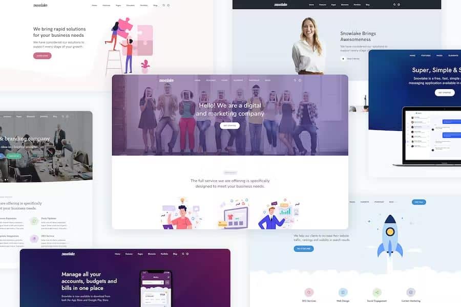 Snowlake - Creative Business & Startup Template