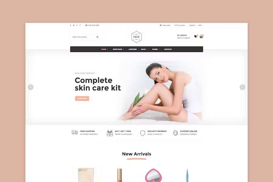 SNS Vicky - Cosmetic WooCommerce WordPress Theme