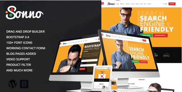 Sonno - Startup WordPress Theme