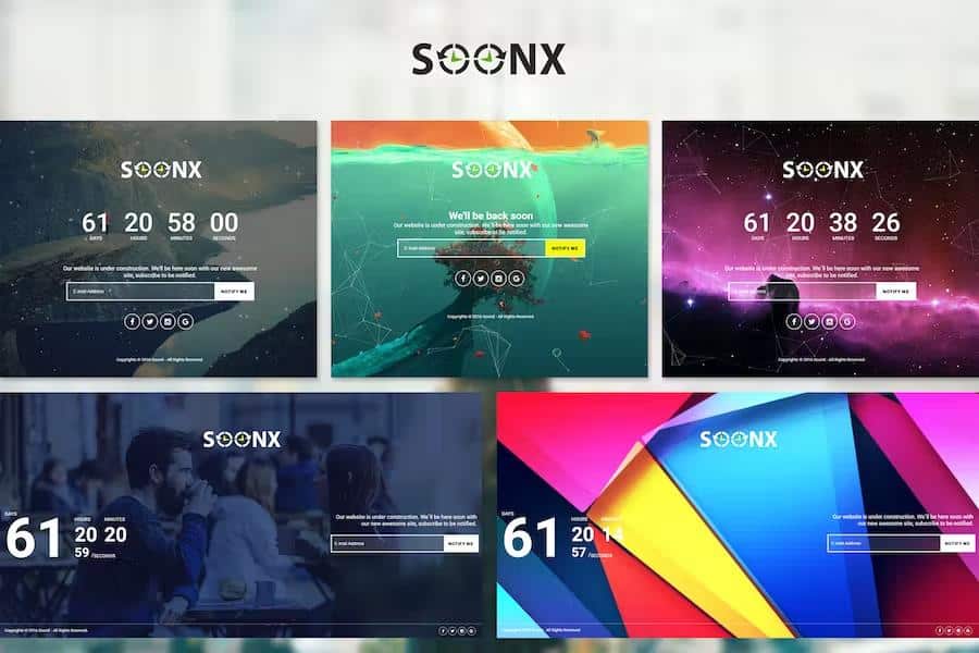 SoonX - Coming Soon Template