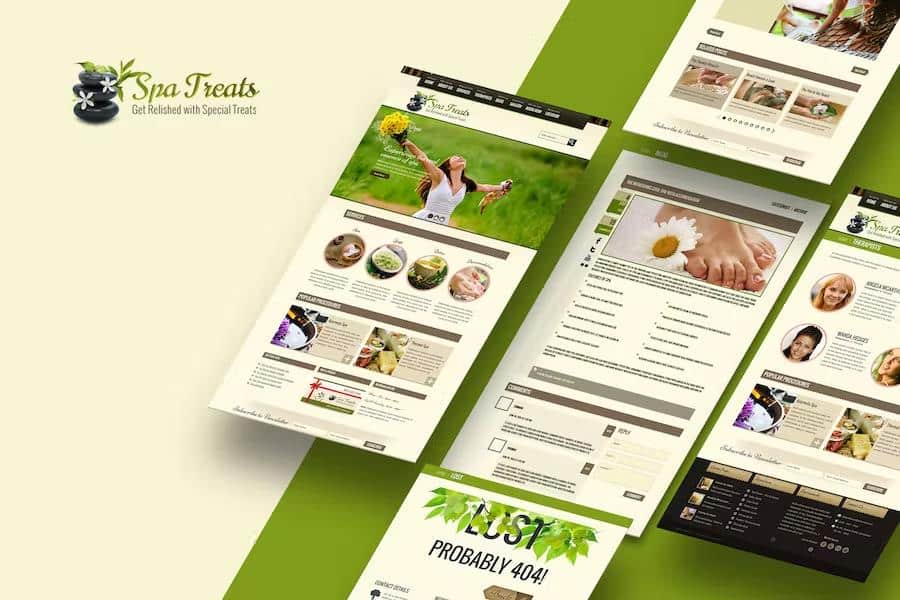 Spa Treats - Health, Salon HTML