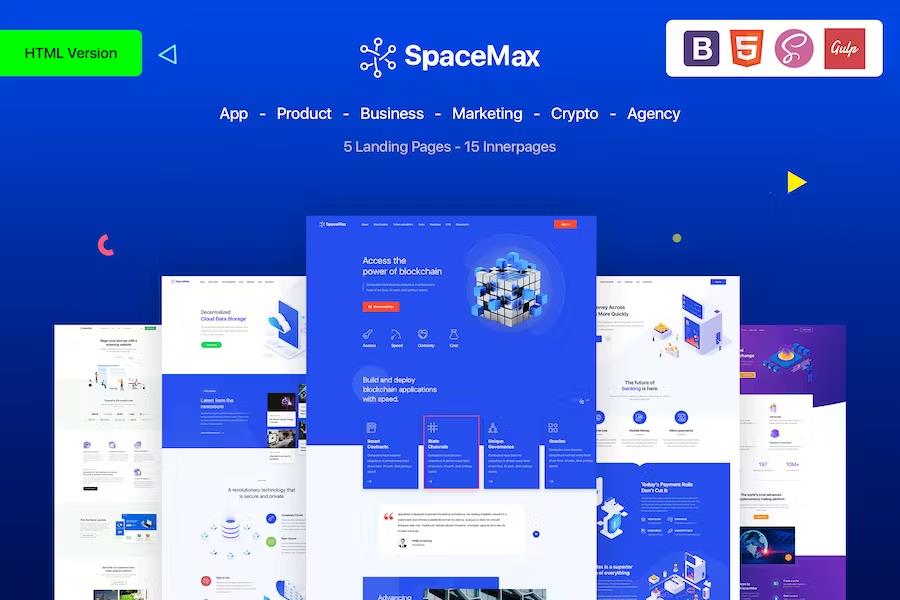SpaceMax - Multipurpose HTML Template listing image