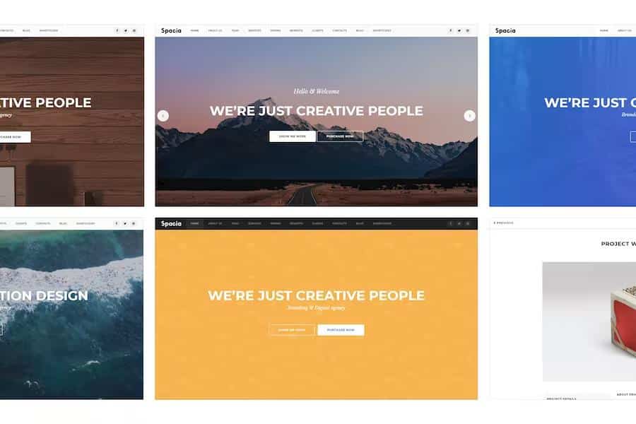 Spacia - One Page Parallax Theme