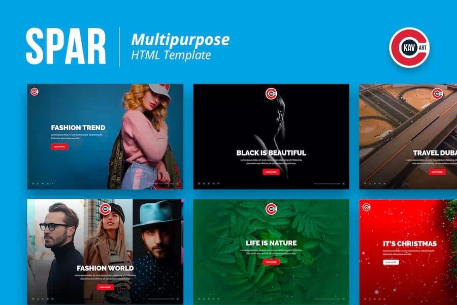 Spar - Multipurpose HTML Template