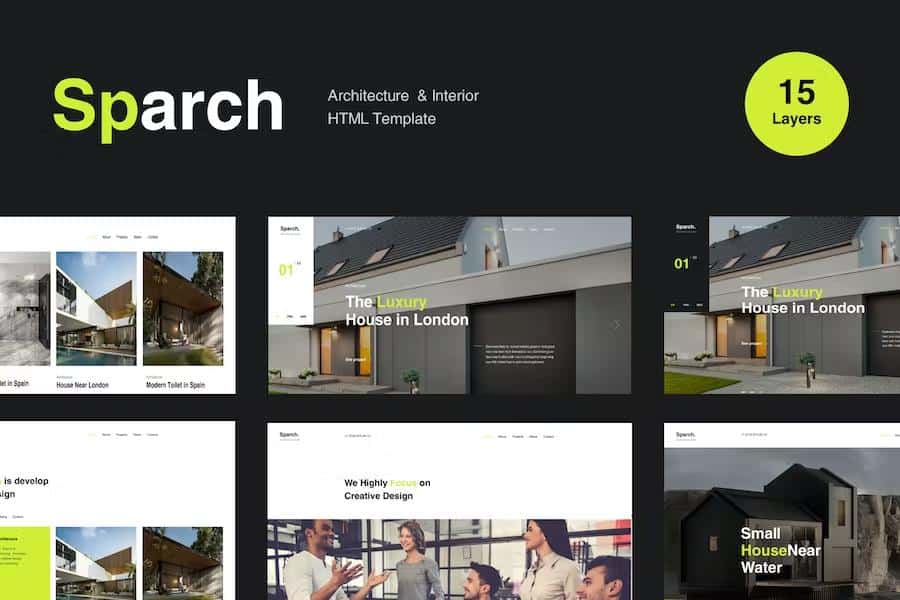 Sparch - Architecture & Interior HTML Template