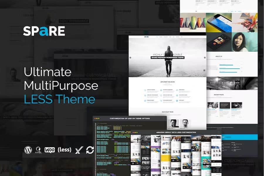 Spare - Ultimate MultiPurpose LESS Theme