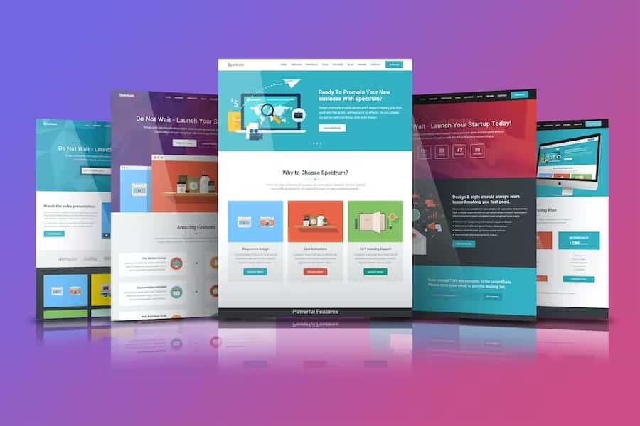 Spectrum - Responsive Landing Page Template