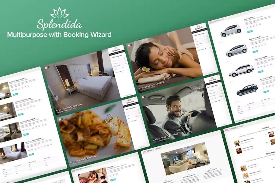 Splendida - Multipurpose template with Booking Wizard