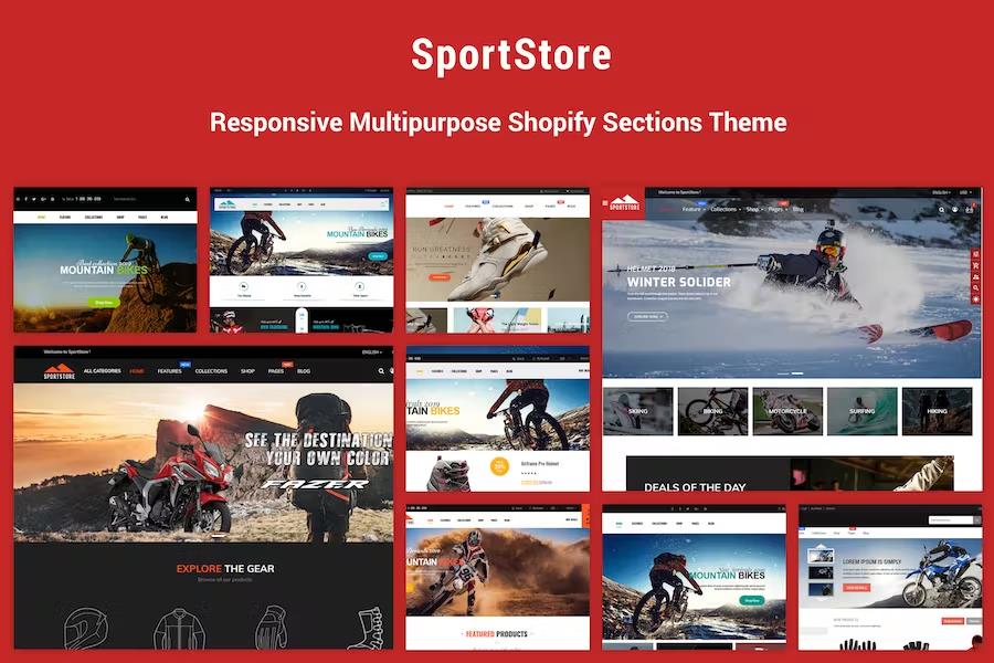 SportStore - Multipurpose Drag & Drop Sectioned Shopify Theme