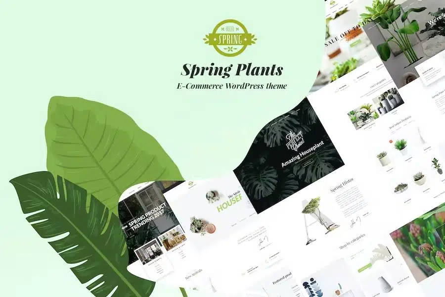 Spring Plants - Gardening & Houseplants WordPress Theme