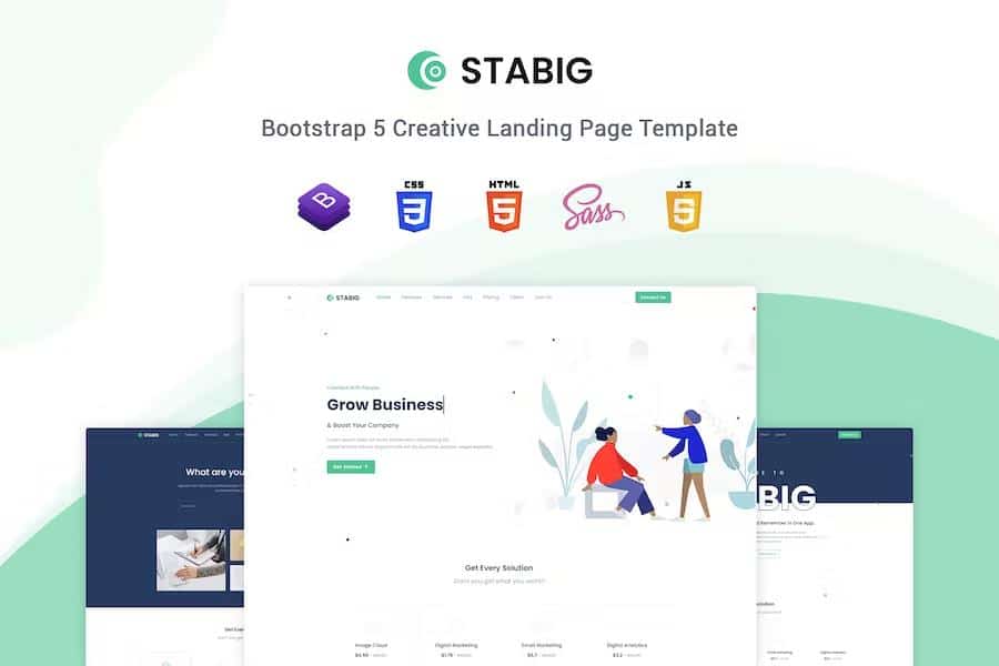 Stabig - Bootstrap 5 Creative Landing Page Template