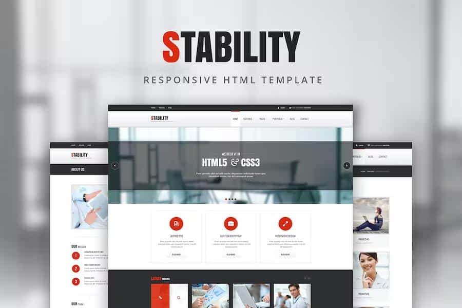 Stability - Responsive HTML5 CSS3 Template