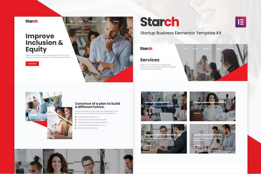 Starch - Business Elementor Template Kit