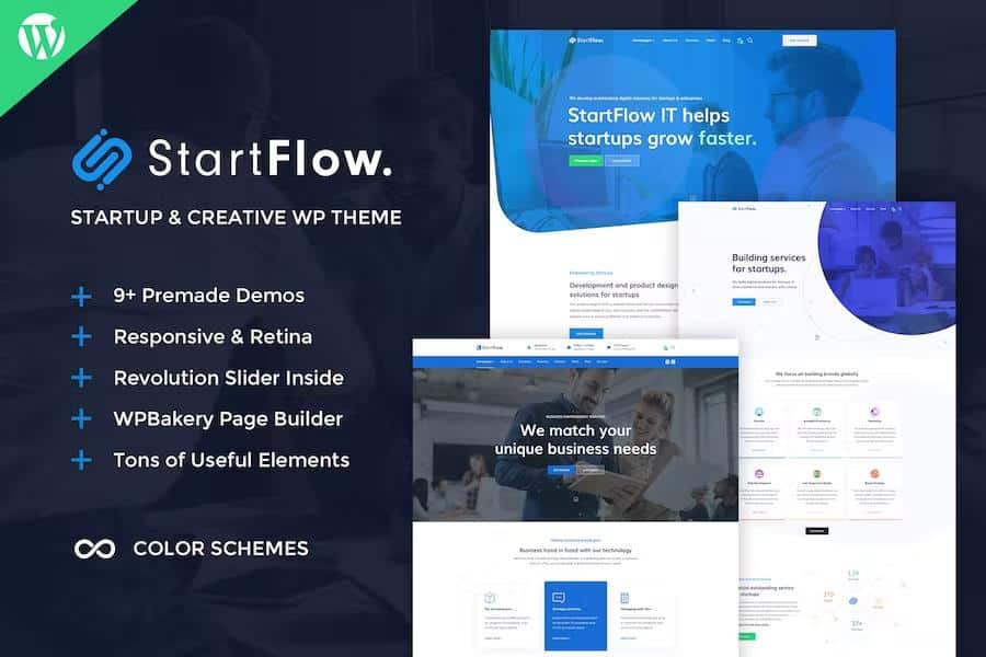 StartFlow - Responsive Multipurpose WordPress Theme