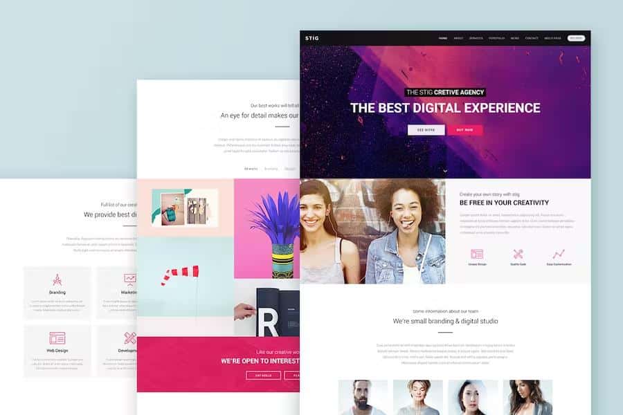 Stig - Multipurpose One Multi Page Template