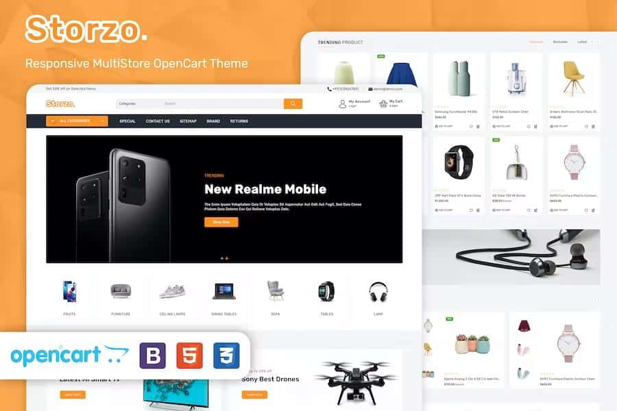 Storzo - Multipurpose E-commerce Opencart 3 Theme