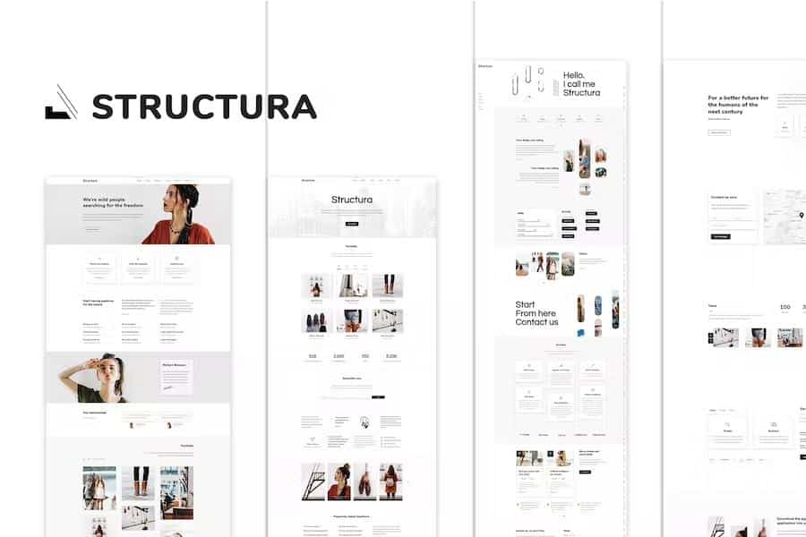 Structura - Minimal One Page Template