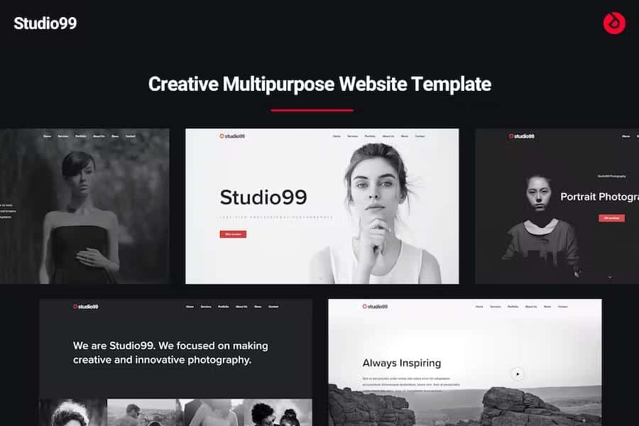 Studio99 - Responsive Multipurpose Bootstrap Website Template