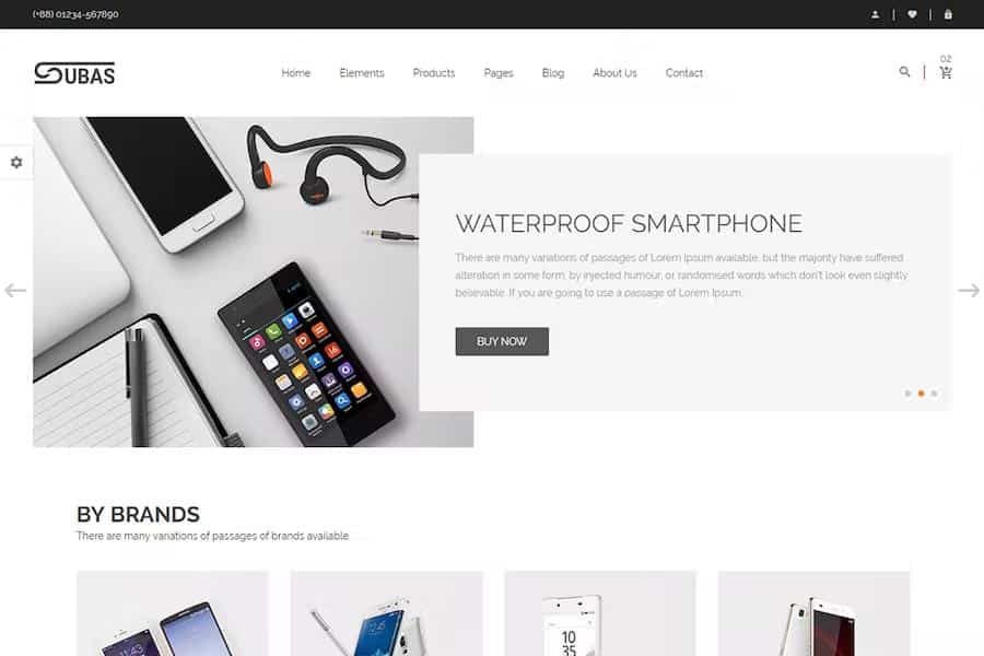 Subas - Electronics Store eCommerce HTML Template