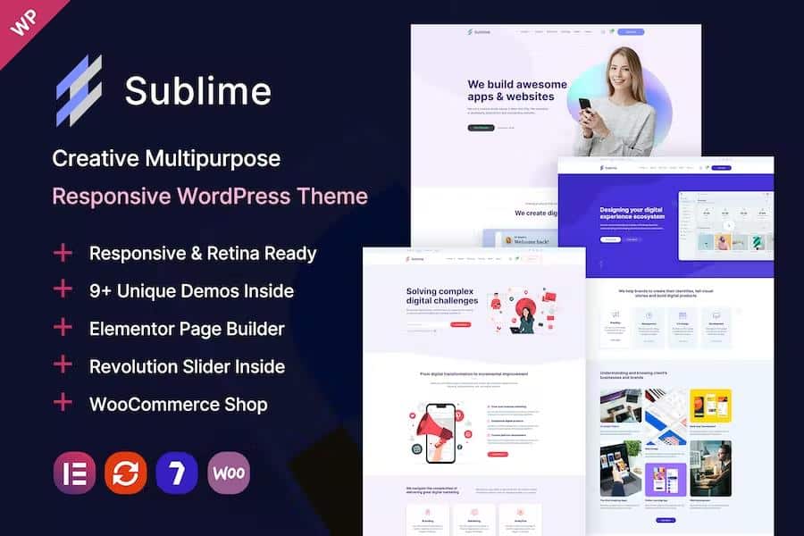 Sublime - Creative Multipurpose WordPress Theme
