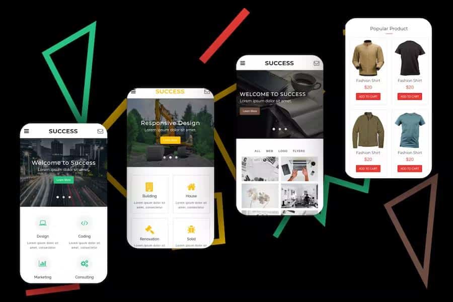 Success - Multiconcept Mobile Template