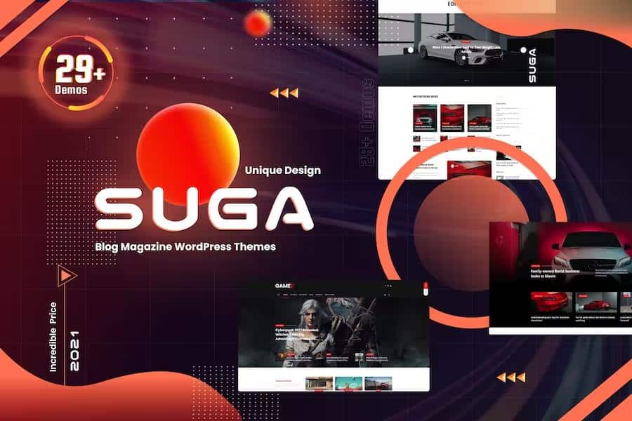 Suga - Magazine and Blog WordPress Theme