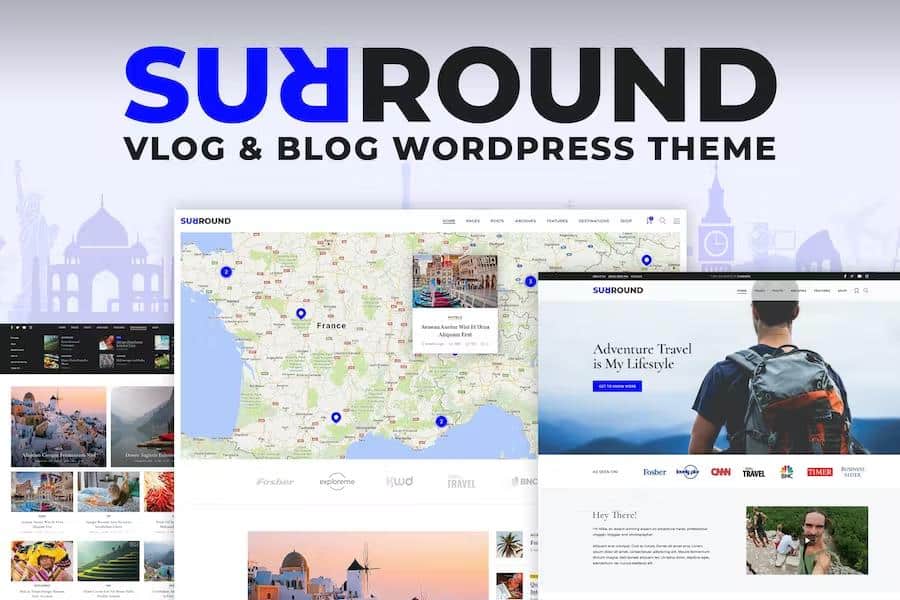 Surround - Vlog & Blog WordPress Theme