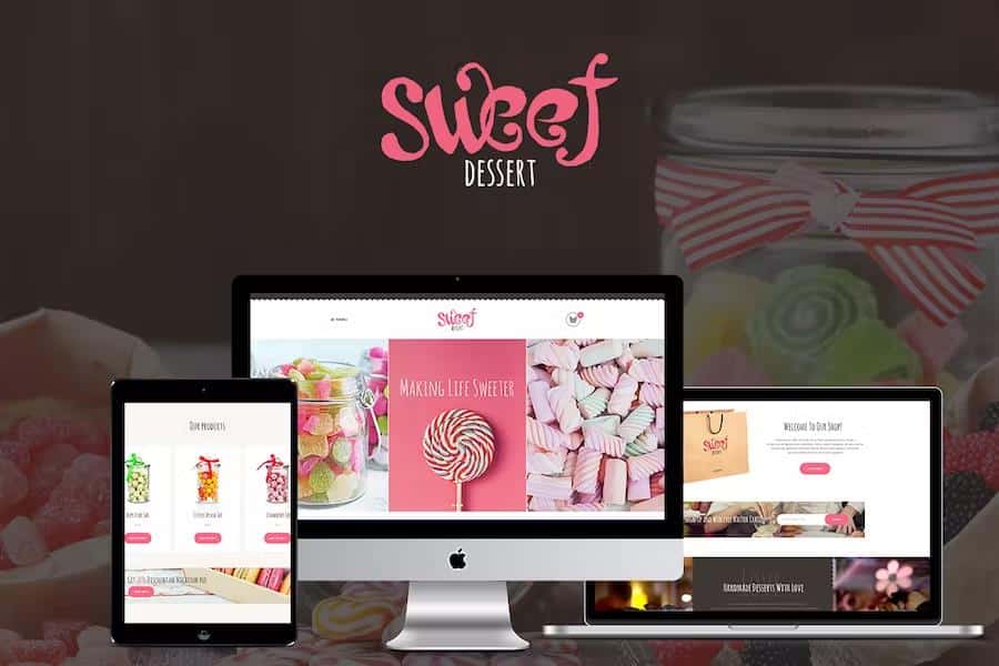 Sweet Dessert - Candy Shop & Cafe WordPress Theme
