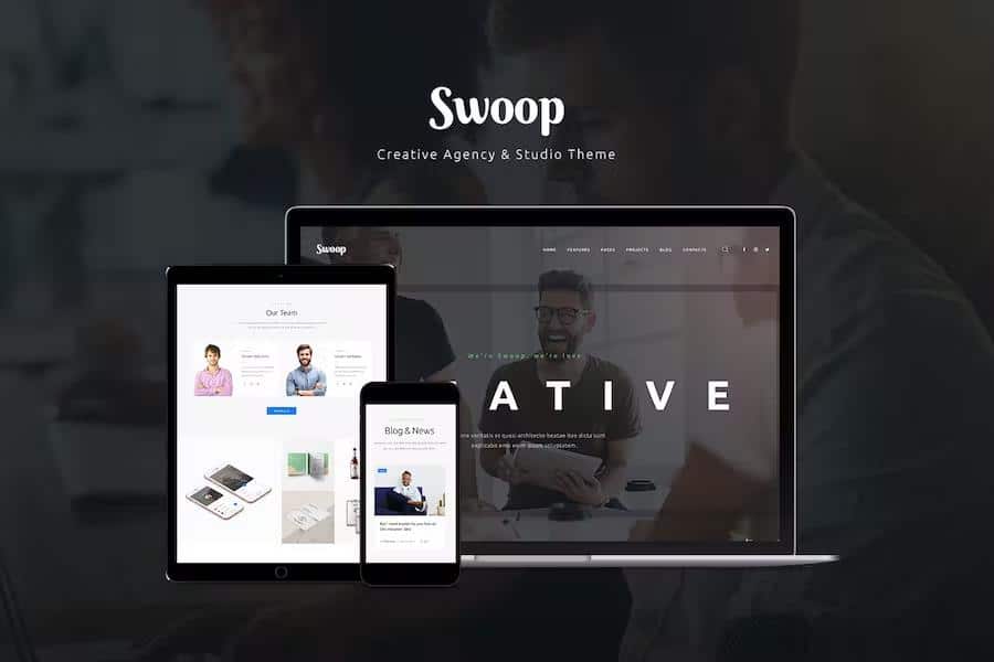 Swoop - Web Studio & Creative Agency WordPress Theme