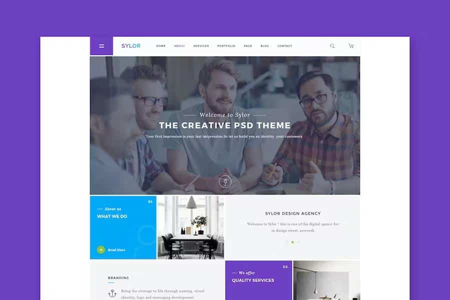 Sylor - Agency Portfolio HTML Template