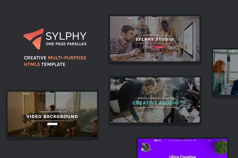Sylphy - Creative Multi-purpose HTML5 Template product preview