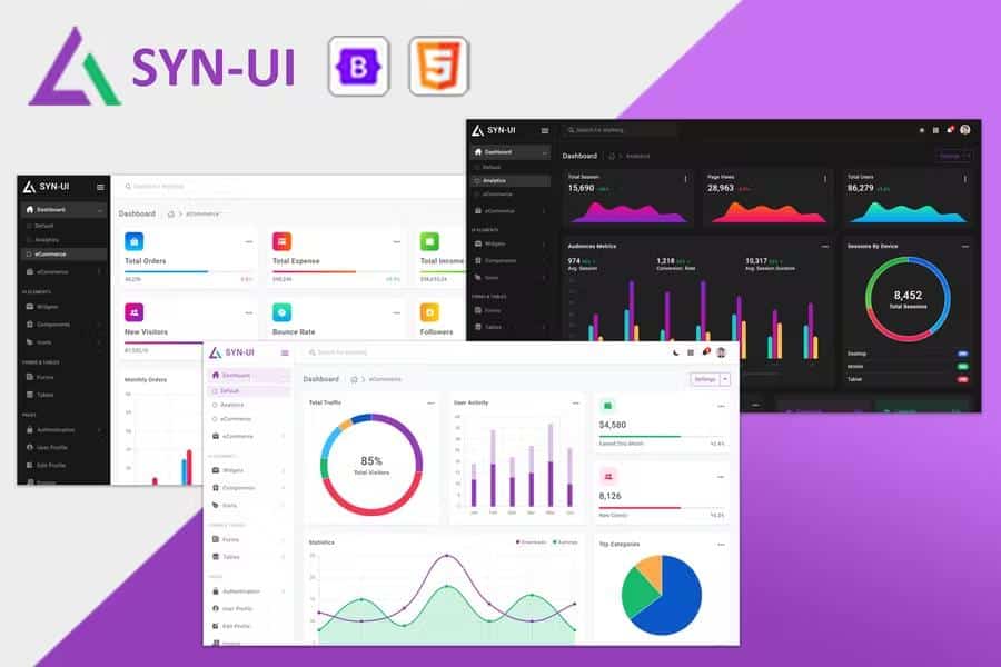 SYN-UI - Bootstrap5 Admin Template