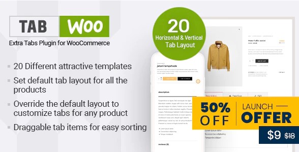 TabWoo - Custom Product Tabs for WooCommerce