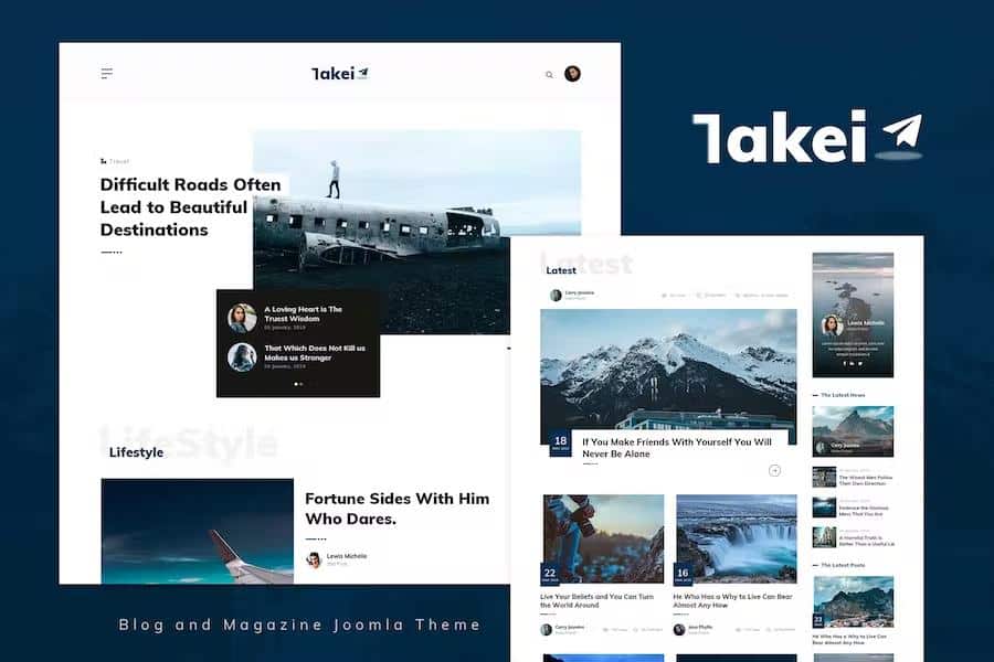 Takei - Blog and Magazine Joomla Theme