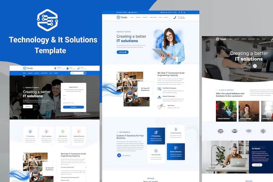 Tanda - IT Solutions Template