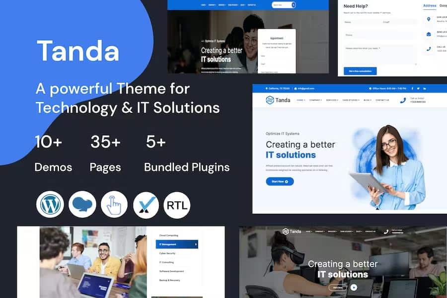 Tanda - IT Solutions WordPress