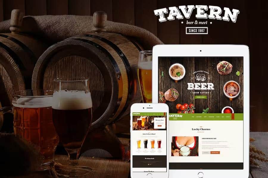 Tavern - Pub, Restaurant & Brewery Site Template