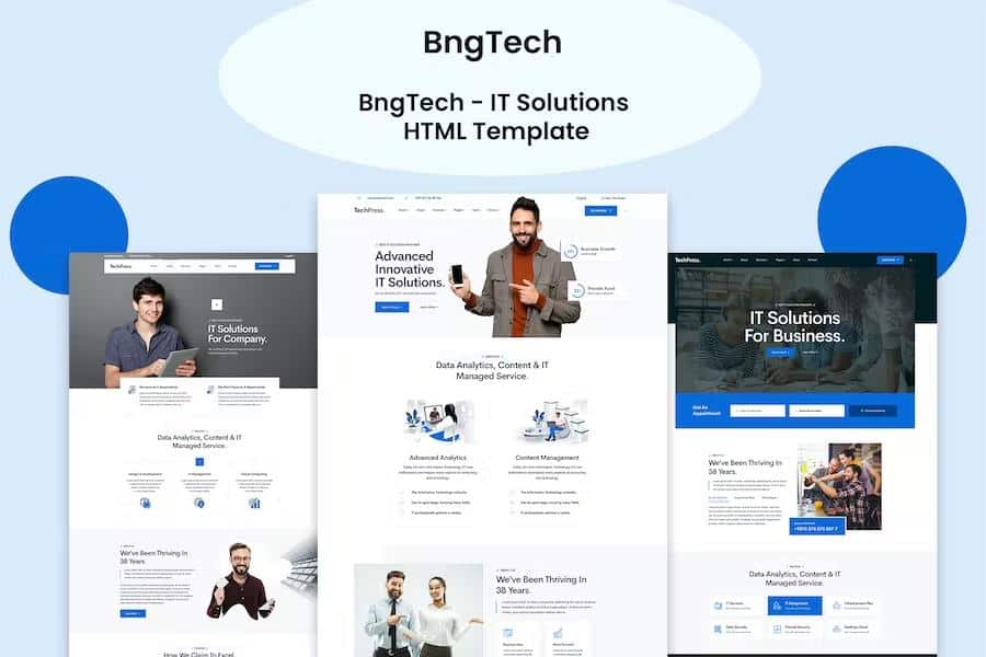 TechBuzz - Technology IT Solutions & Services HTML5 Template