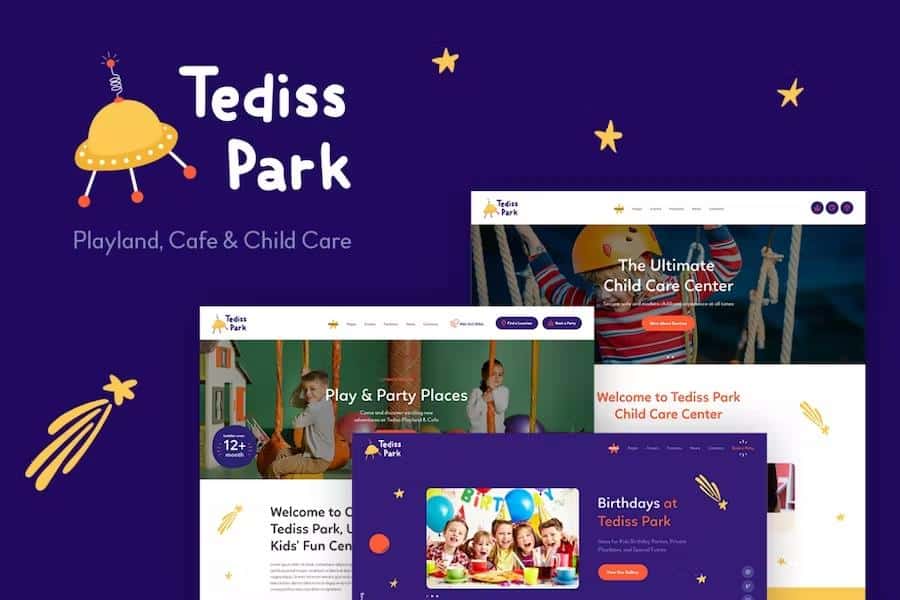 Tediss - Play Area & Child Care Center WordPress Theme