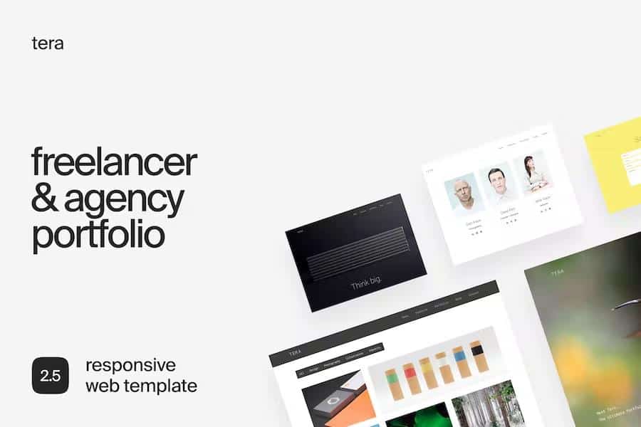 Tera - Responsive HTML5 Portfolio Template