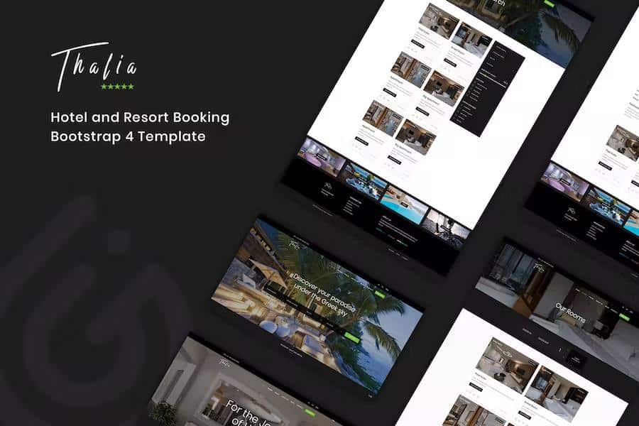 Thalia - Hotel and Resort Booking  Bootstrap Template