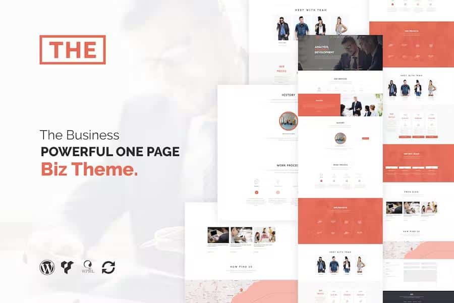 The Business - Powerful One Page Biz Theme