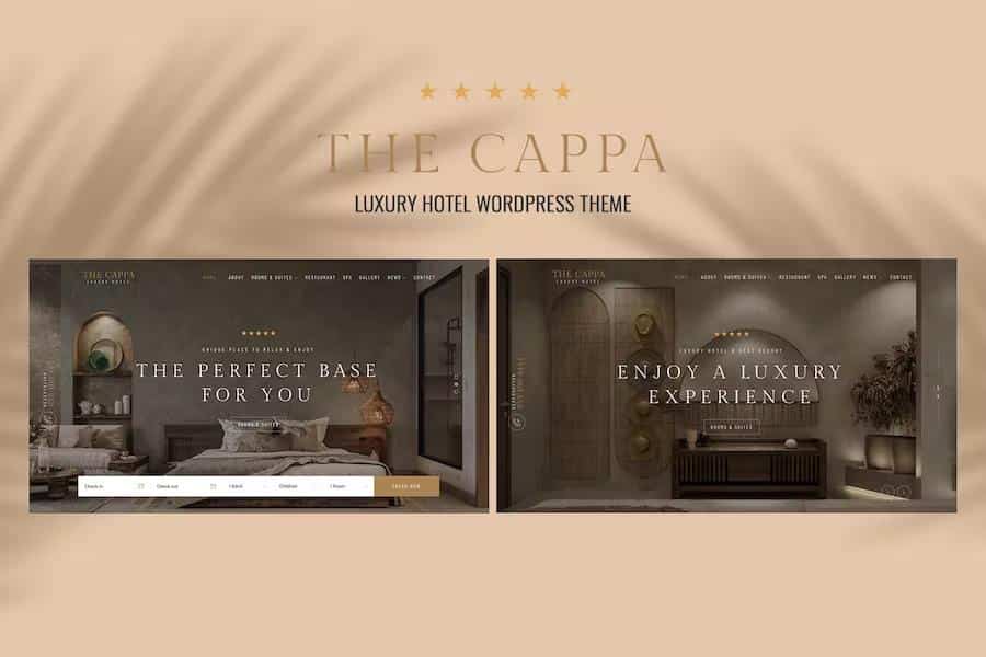 THE CAPPA - Luxury Hotel WordPress Theme