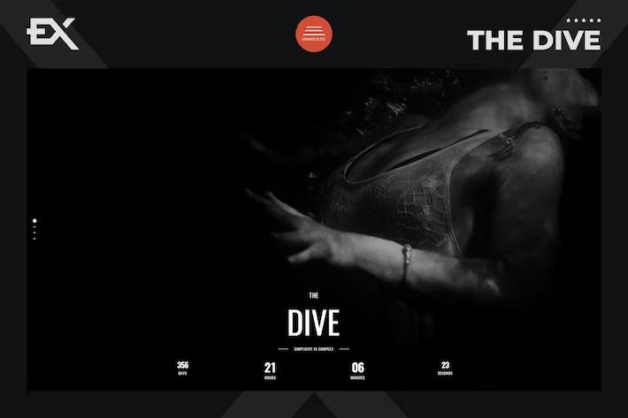The Dive - Responsive Coming Soon Page listing image