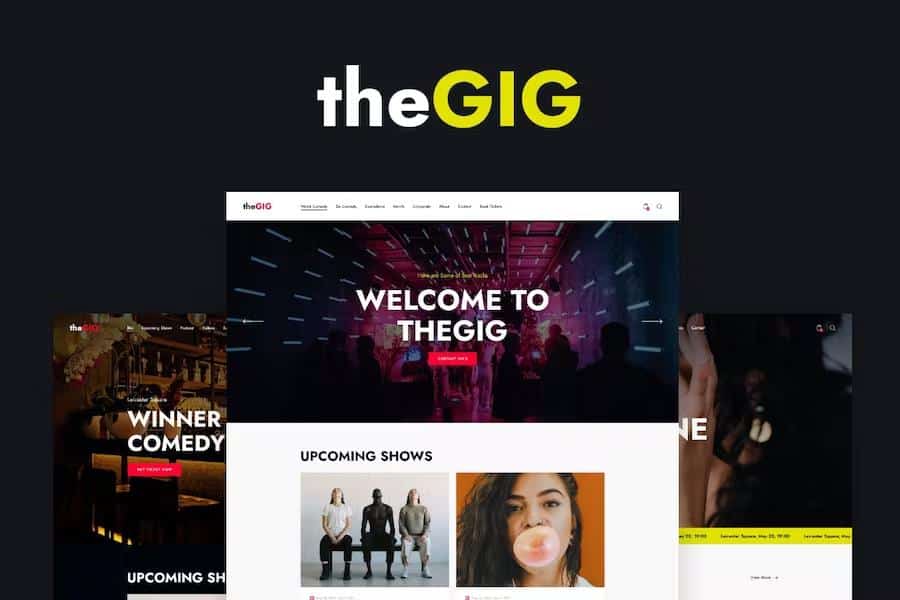 The Gig - Stand-up Club & Night Bar WordPress Theme