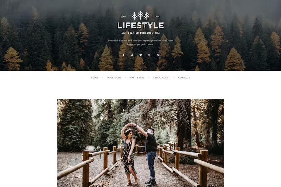 The Lifestyle - Vintage & Simple WordPress Blog Theme