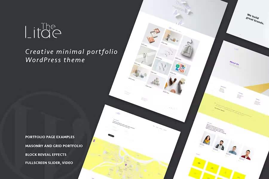 The Litae - Creative & Minimal Portfolio WordPress Theme