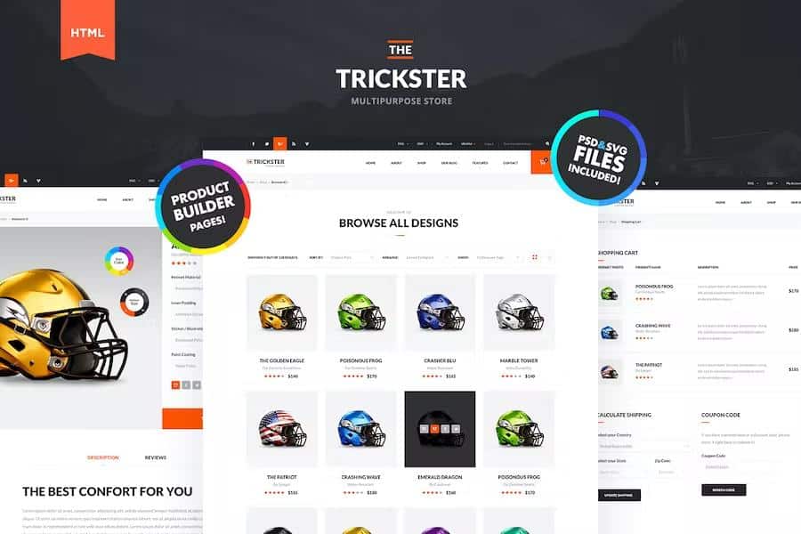 The Trickster - Multipurpose HTML Product Builder and Shop