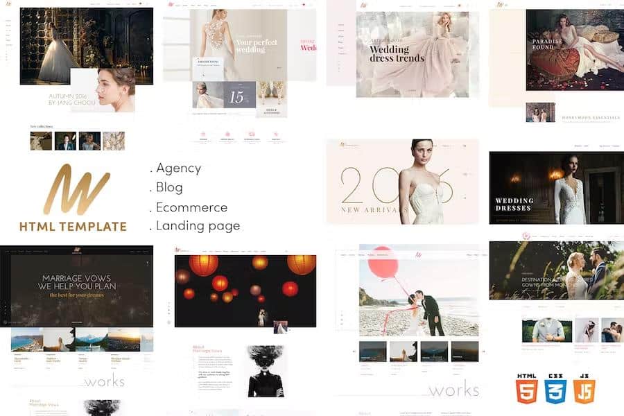 The VOW - Wedding Responsive HTML Template