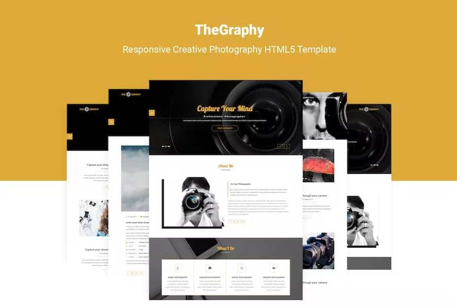 TheGraphy - Responsive Creative Photography HTML5 Template